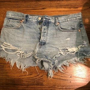 Free people Jean shorts